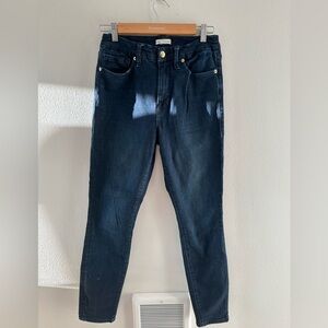 Good American Dark Midnight Blue Good Waist Skinny Jeans size 6 / 28